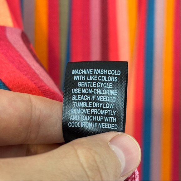 Torrid Stripe Button Down Sleeveless Tank Top Blouse Size 6X - Picture 6 of 7